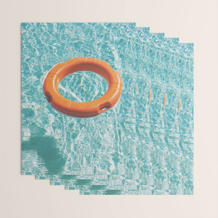 Swimming Pool III Wrapping Paper Gallery Image 3