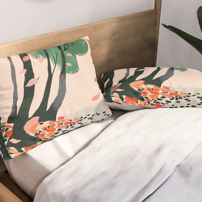 Autumn Leaves Pillow Sham Gallery Image 2