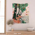 Autumn Leaves Wall Tapestry Gallery Image 2