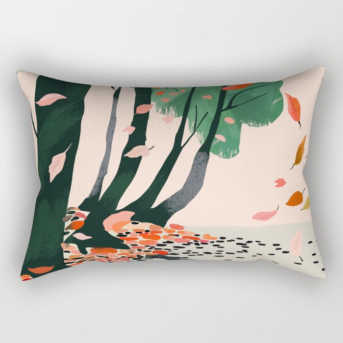 Autumn Leaves Rectangular Pillow Gallery Image 2