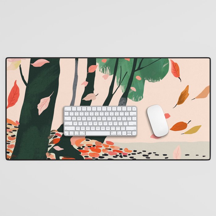 Autumn Leaves Desk Mat Gallery Image 1