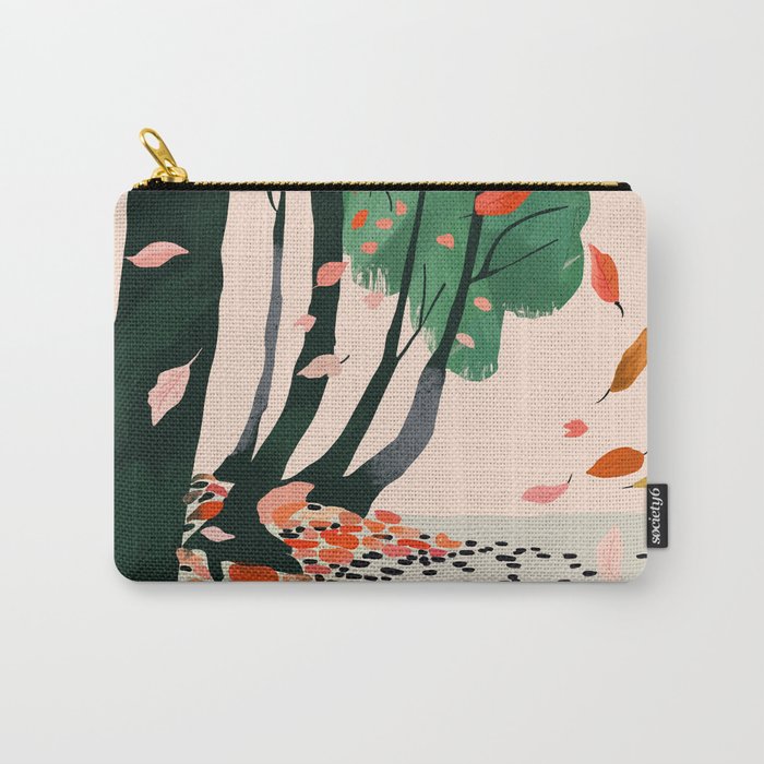 Autumn Leaves Carry All Pouch Gallery Image 1