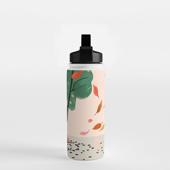 Autumn Leaves Water Bottle Gallery Image 2