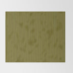 Organic Stripes Minimalist Modern Earthy Mossy Olive Pattern  Throw Blanket Gallery Image 2