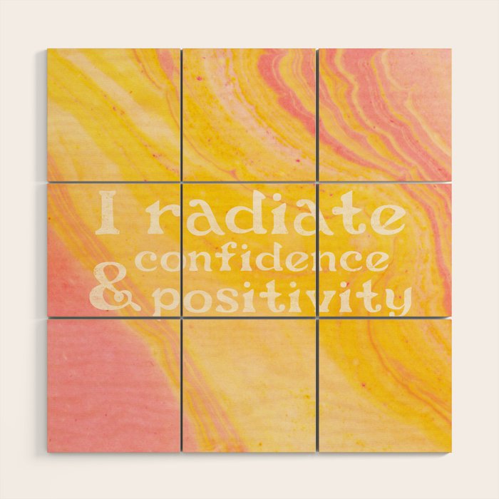 Confidence Mantra Wood Wall Art Gallery Image 1