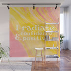 Confidence Mantra Wall Mural Gallery Image 1