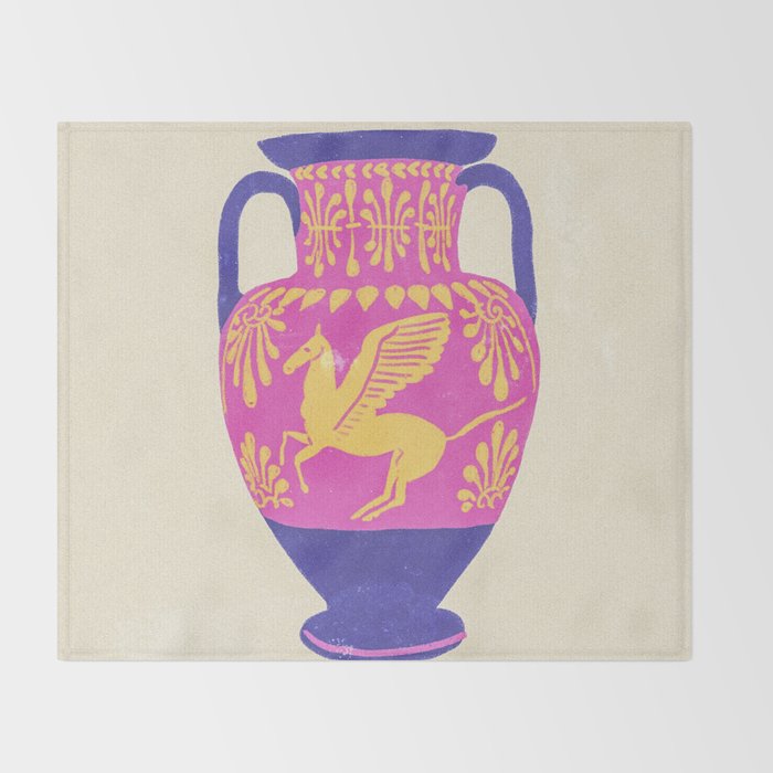 Ancient vase #1 Throw Blanket Gallery Image 2