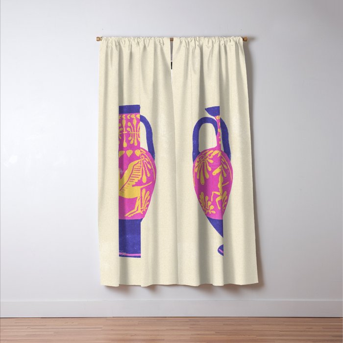 Ancient vase #1 Window Curtain Gallery Image 3