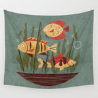 Fish and Seaweed Wall Tapestry Gallery Image 4