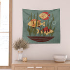 Fish and Seaweed Wall Tapestry Gallery Image 2