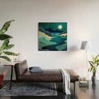 Moon Water Vista Wood Wall Art Gallery Image 2