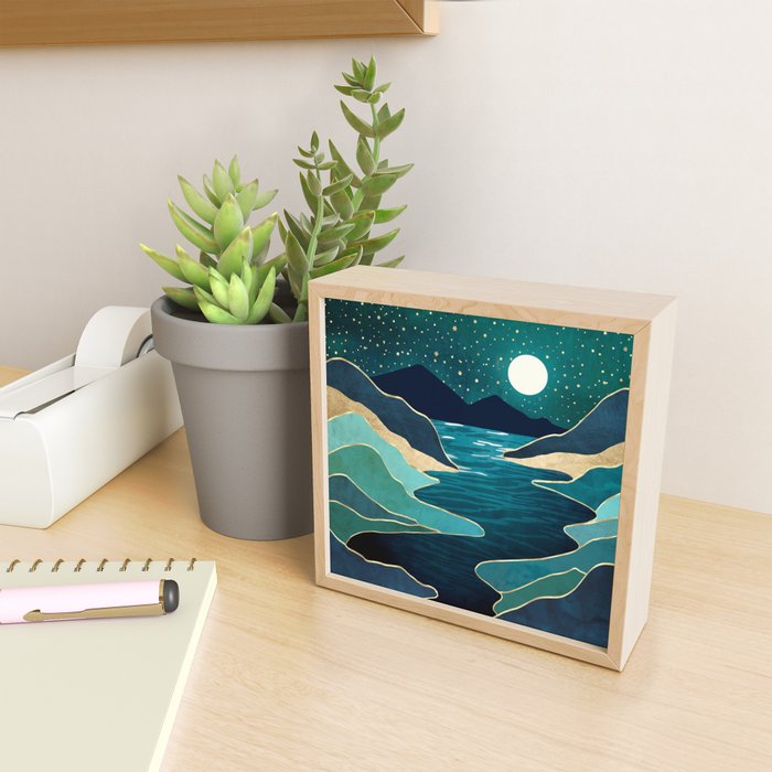 Moon Water Vista Mini Art Print Gallery Image 2