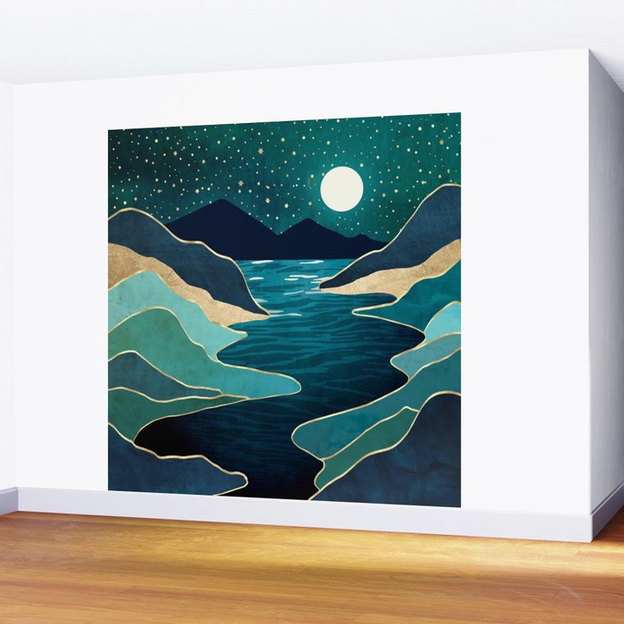 Moon Water Vista Wall Mural Gallery Image 2