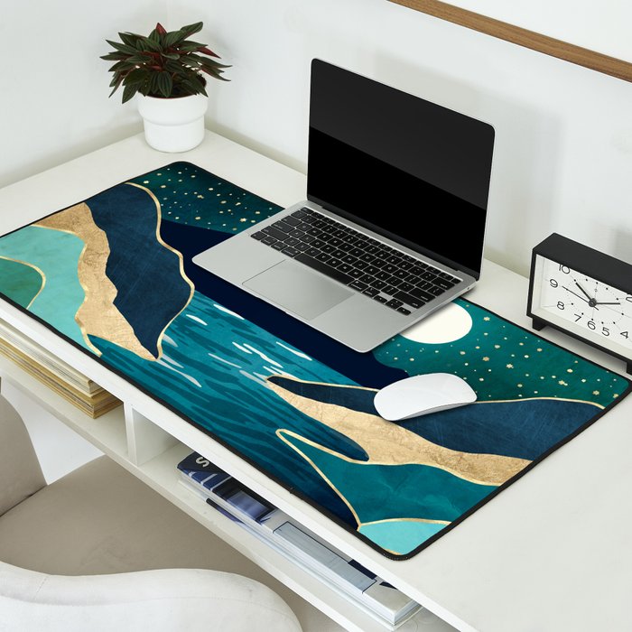 Moon Water Vista Desk Mat Gallery Image 2