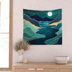 Moon Water Vista Wall Tapestry Gallery Image 2
