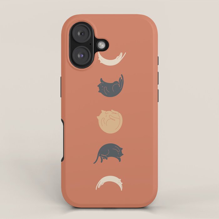Cat Landscape 61: Meow Phases 2 iPhone Case Gallery Image 1