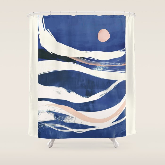 Blue as a Memory Shower Curtain Gallery Image 1