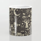 Vintage Halloween: Black Cat Coffee Mug Gallery Image 4