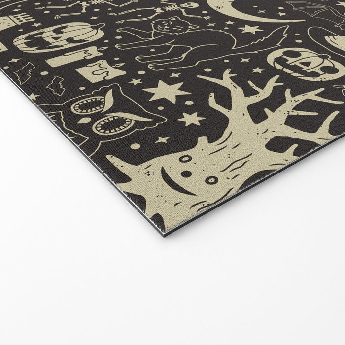 Vintage Halloween: Black Cat Welcome Mat Gallery Image 2