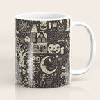 Vintage Halloween: Black Cat Coffee Mug Gallery Image 1