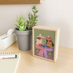 Cow girls playing cards Mini Art Print Gallery Image 2