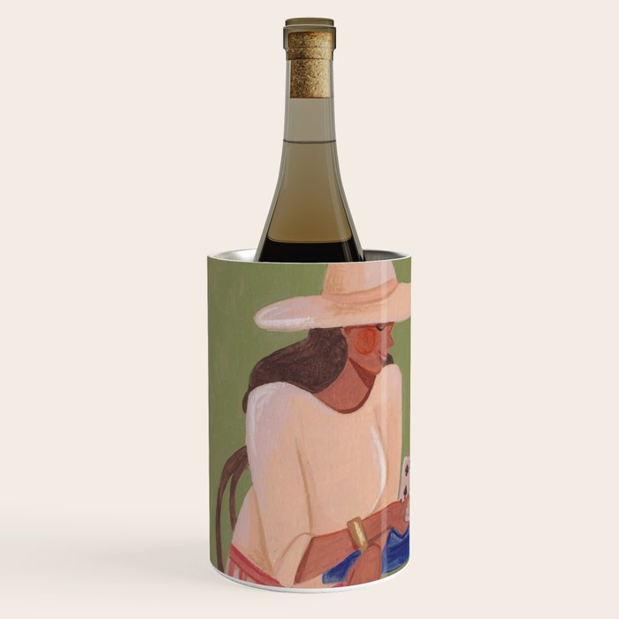 Cow girls playing cards Wine Chiller Gallery Image 2