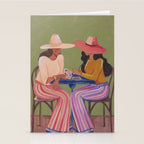 Cow girls playing cards Stationery Card Gallery Image 2