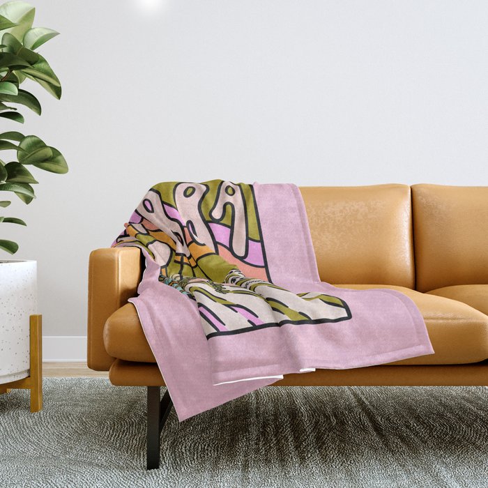 Libra Plant Throw Blanket Gallery Image 1