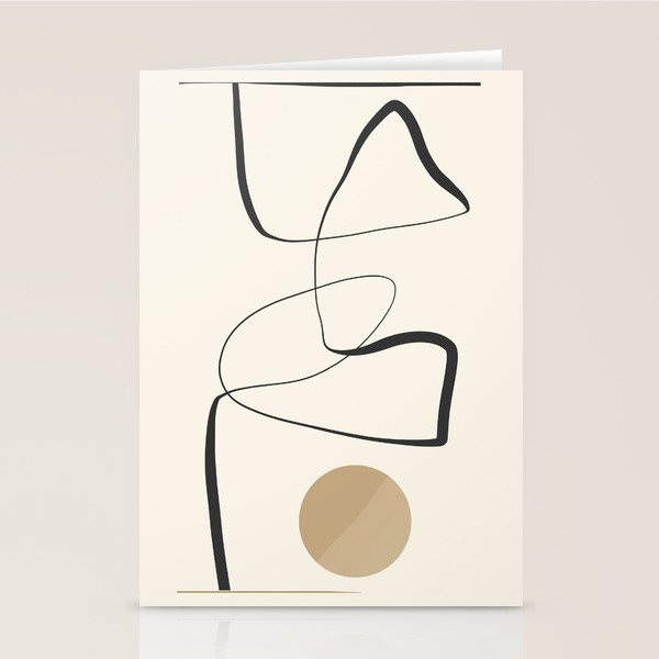 Abstract line art 84 Stationery Card Gallery Image 1