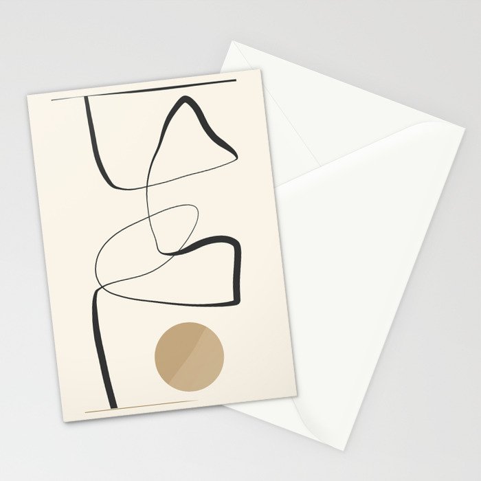 Abstract line art 84 Stationery Card Gallery Image 2