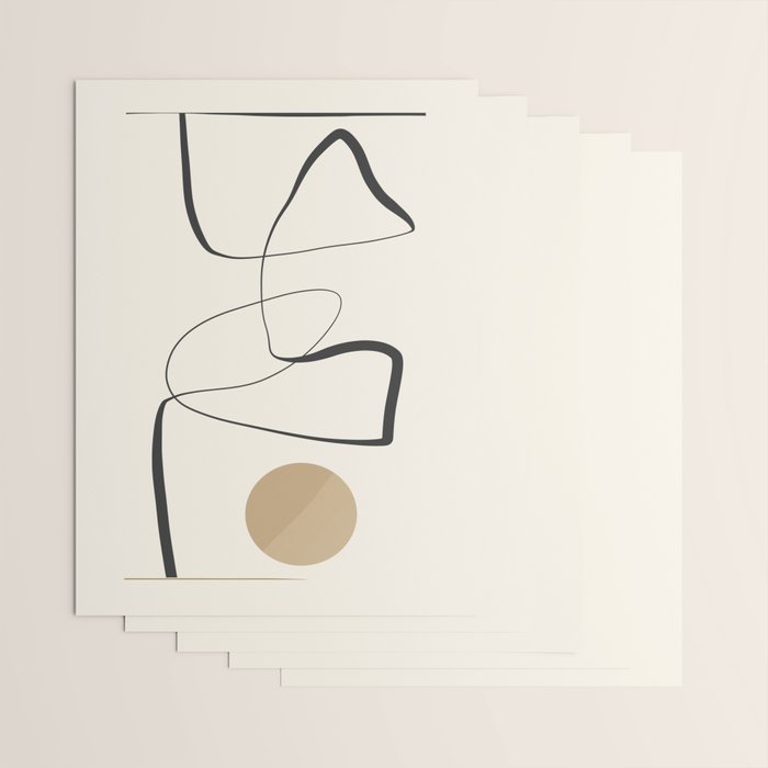 Abstract line art 84 Wrapping Paper Gallery Image 3