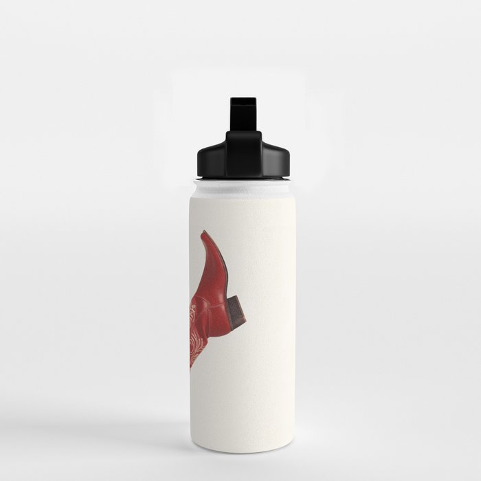 These Boots - Rouge Deep Red Water Bottle Gallery Image 2
