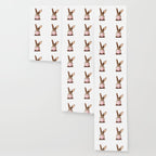 Brown Bunny Blowing Bubble Gum, Pink Nursery, Baby Animals Art Print by Synplus Wallpaper Gallery Image 3