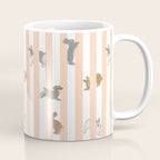 Stripe with bunnies Coffee Mug Gallery Image 1