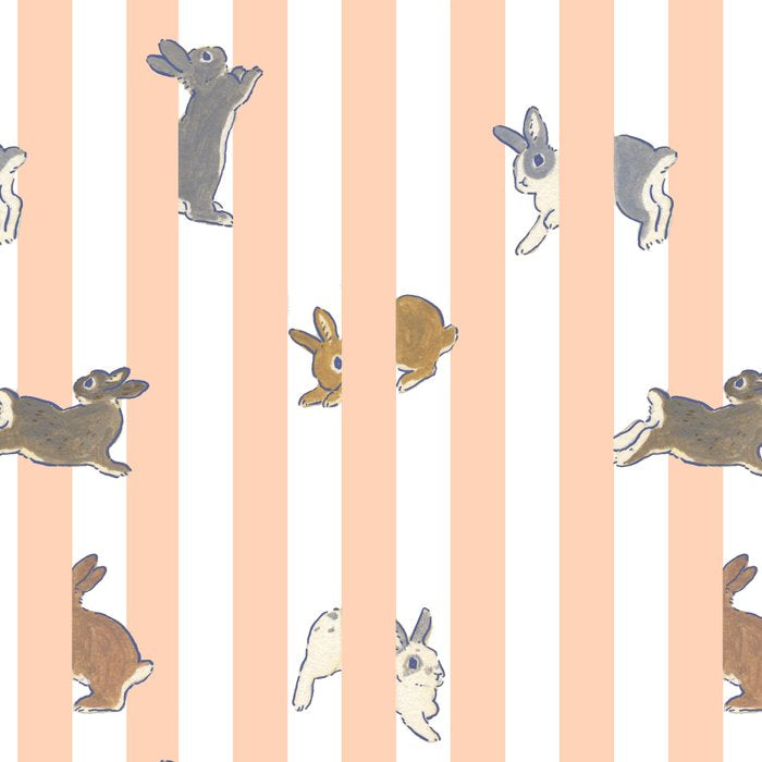 Stripe with bunnies Coffee Mug Gallery Image 2