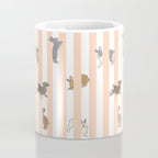 Stripe with bunnies Coffee Mug Gallery Image 4