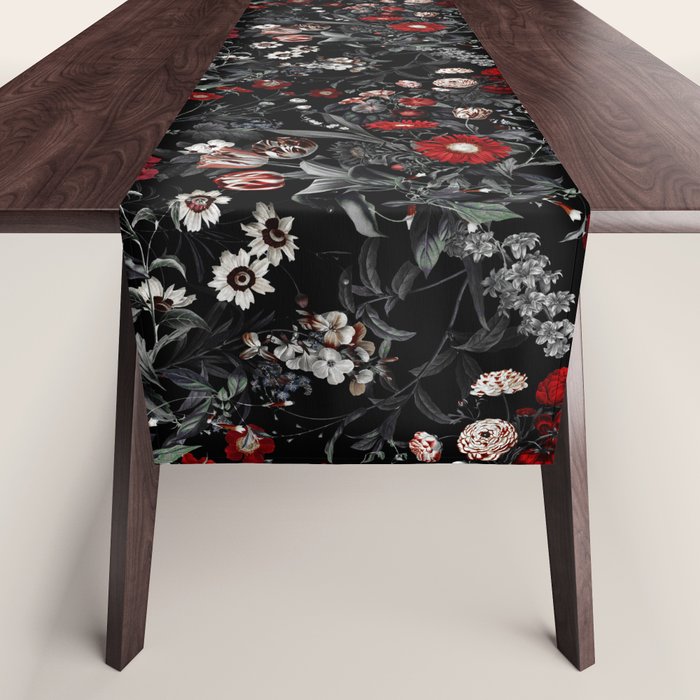 EXOTIC GARDEN - NIGHT IV Table Runner Gallery Image 1