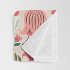 Hummingbirds - Green and Pink Throw Blanket Gallery Image 3