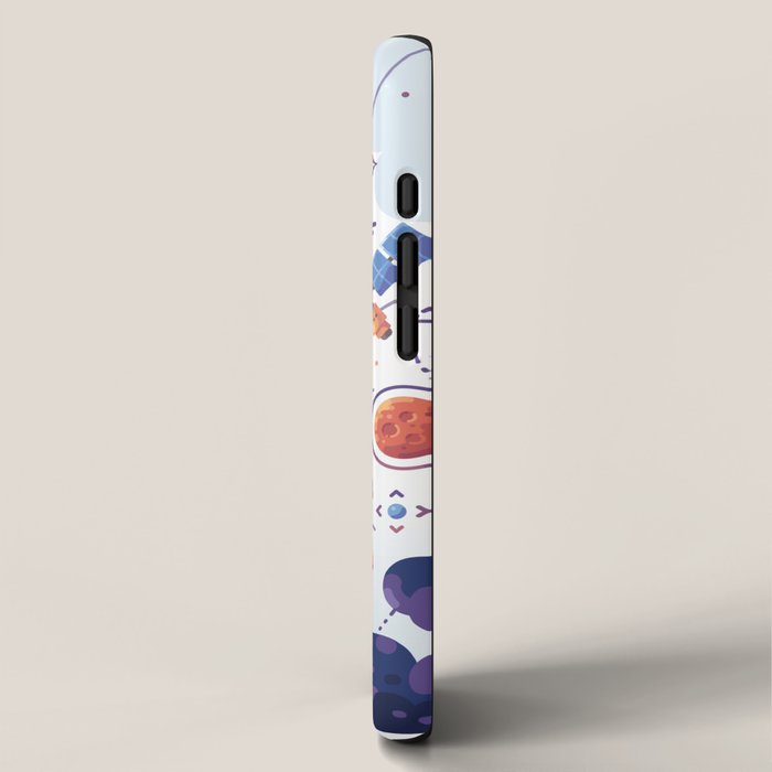 Space Rocket with Planets iPhone Case Gallery Image 2