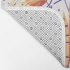 Space Rocket with Planets Bath Mat Gallery Image 2
