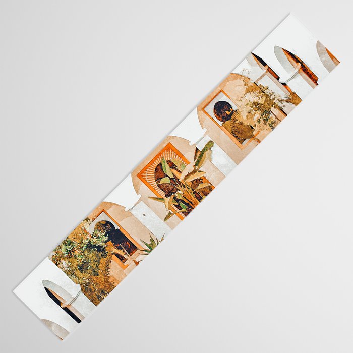 Turkish Holiday #painting #travel Table Runner Gallery Image 3
