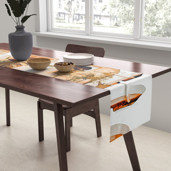 Turkish Holiday #painting #travel Table Runner Gallery Image 2