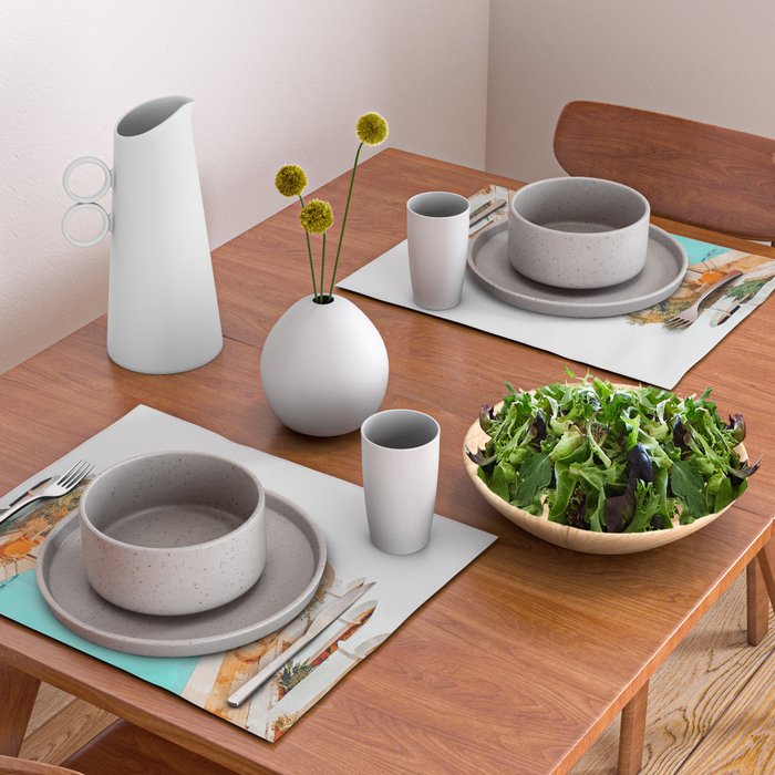 Turkish Holiday #painting #travel Placemat Gallery Image 2