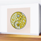 Pisces Yin Yang Wall Mural Gallery Image 2