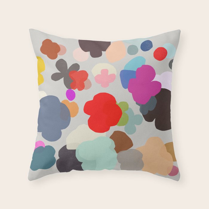 poppy 8 Throw Pillow Gallery Image 6