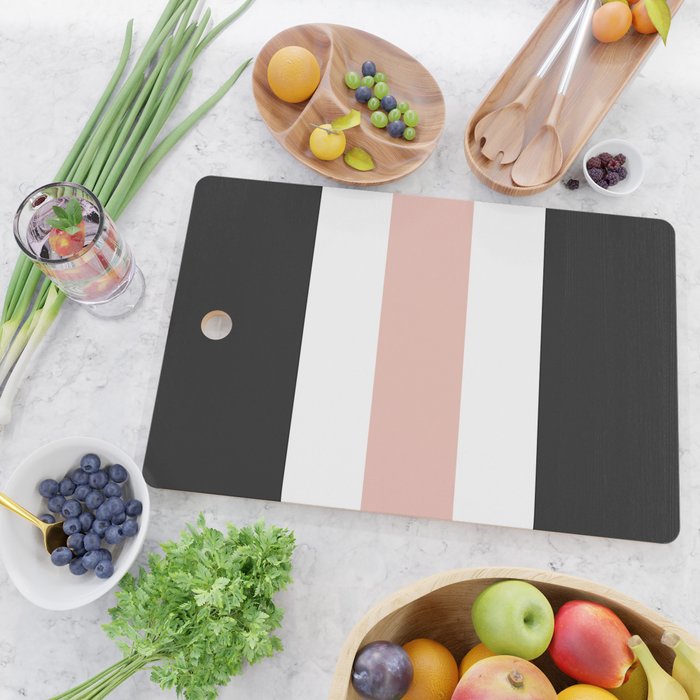 Accent (Black & Pink) Cutting Board Gallery Image 2