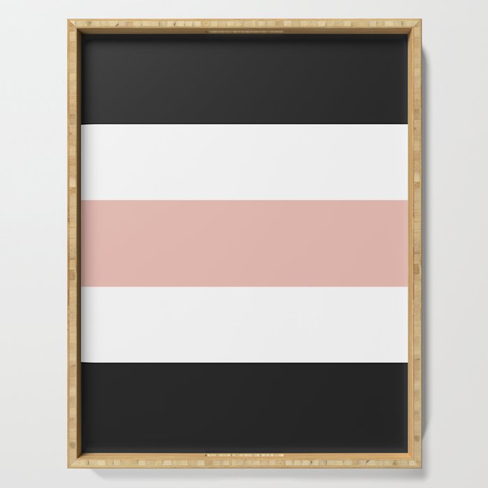 Accent (Black & Pink) Serving Tray Gallery Image 1