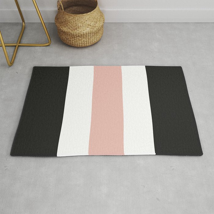Accent (Black & Pink) Rug Gallery Image 1