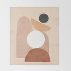Minimal Shapes No.70 Throw Blanket Gallery Image 2