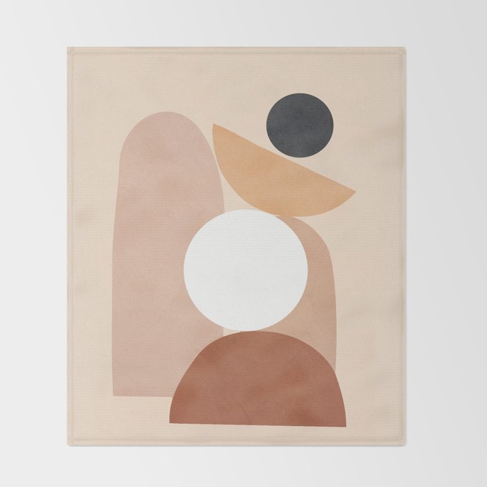 Minimal Shapes No.70 Throw Blanket Gallery Image 2